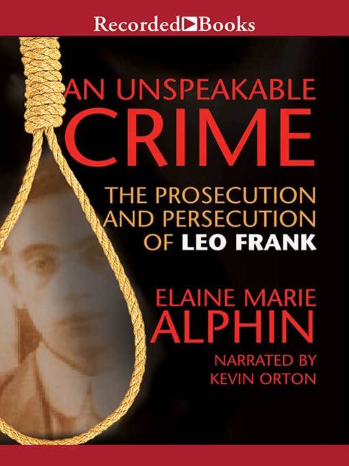 Title details for An Unspeakable Crime by Elaine Marie Alphin - Wait list